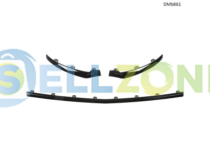 Μαύρα διακοσμητικά μπροστινού προφυλακτήρα Mercedes GLC W253 (2015–2020) – DMb861